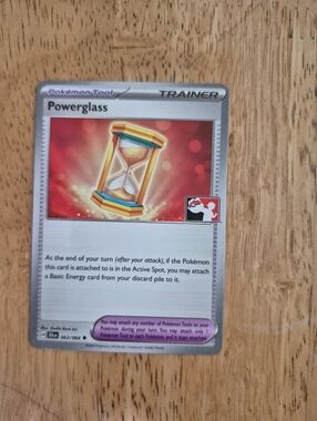 QTY 5 Pokémon Trainer Item Tool Powerglass Card